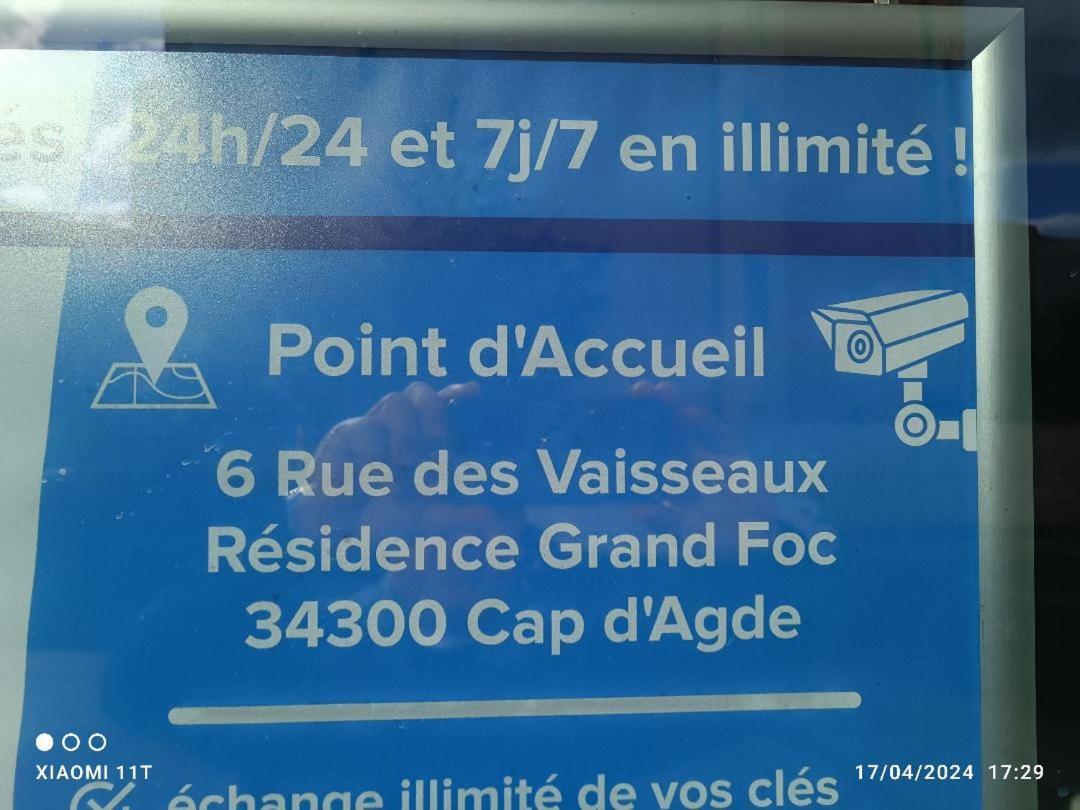 Studio Au Cap D'Agde Dans Les Pinedes Exterior photo